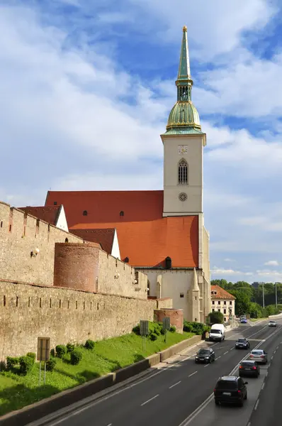 View of the cathedral of St. Martin. Bratislava. Slovakia.
