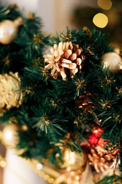 Christmas decor with Christmas tree and toys 1