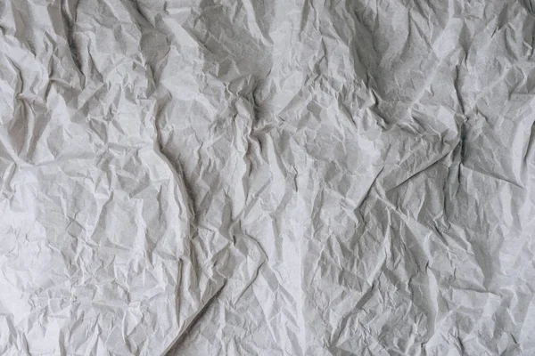 background texture of white crumpled paper, crumpled tracing paper
