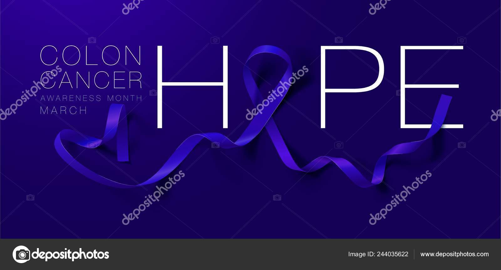 Dark Blue Ribbon For Colon Cancer Awareness Survivor Design Help Vector,  Survivor, Design, Help PNG and Vector with Transparent Background for Free  Download