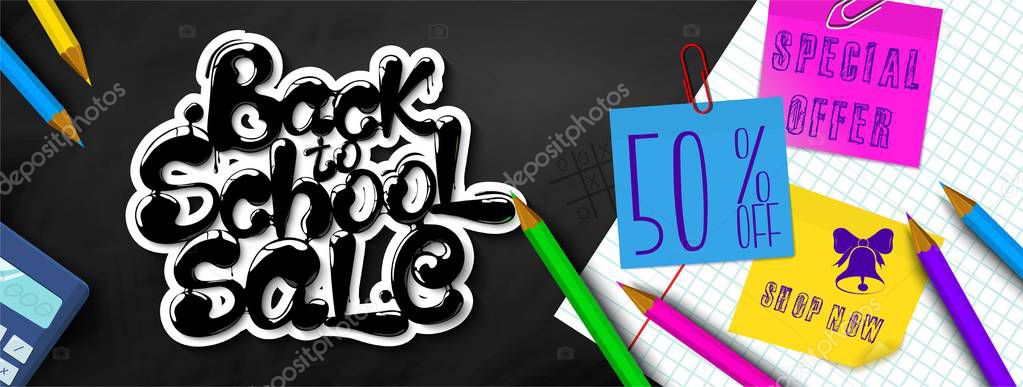 Ink flowing in lettering form Back to school.