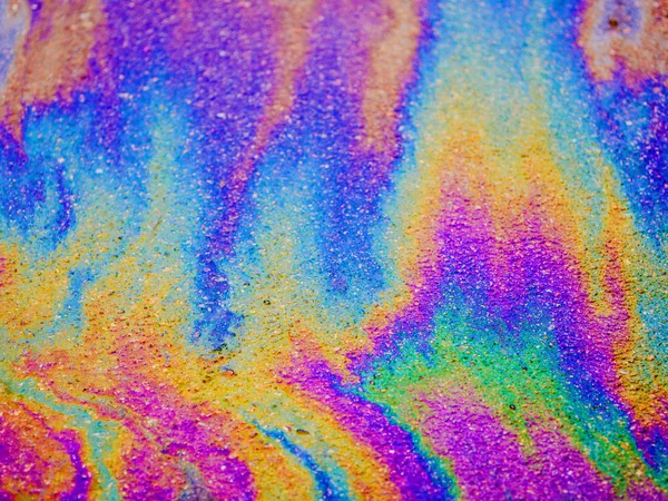 Oil Slick. Vibrant colored texture, abstract background.