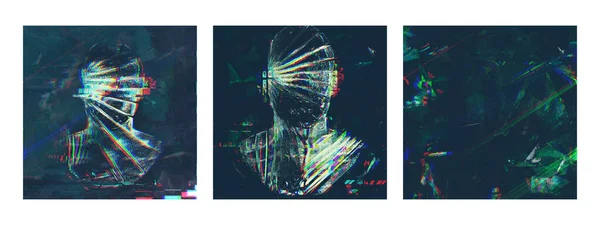 Sosyal medya için kavramsal Ice 3d Karakteri. 3d Hazırlama 