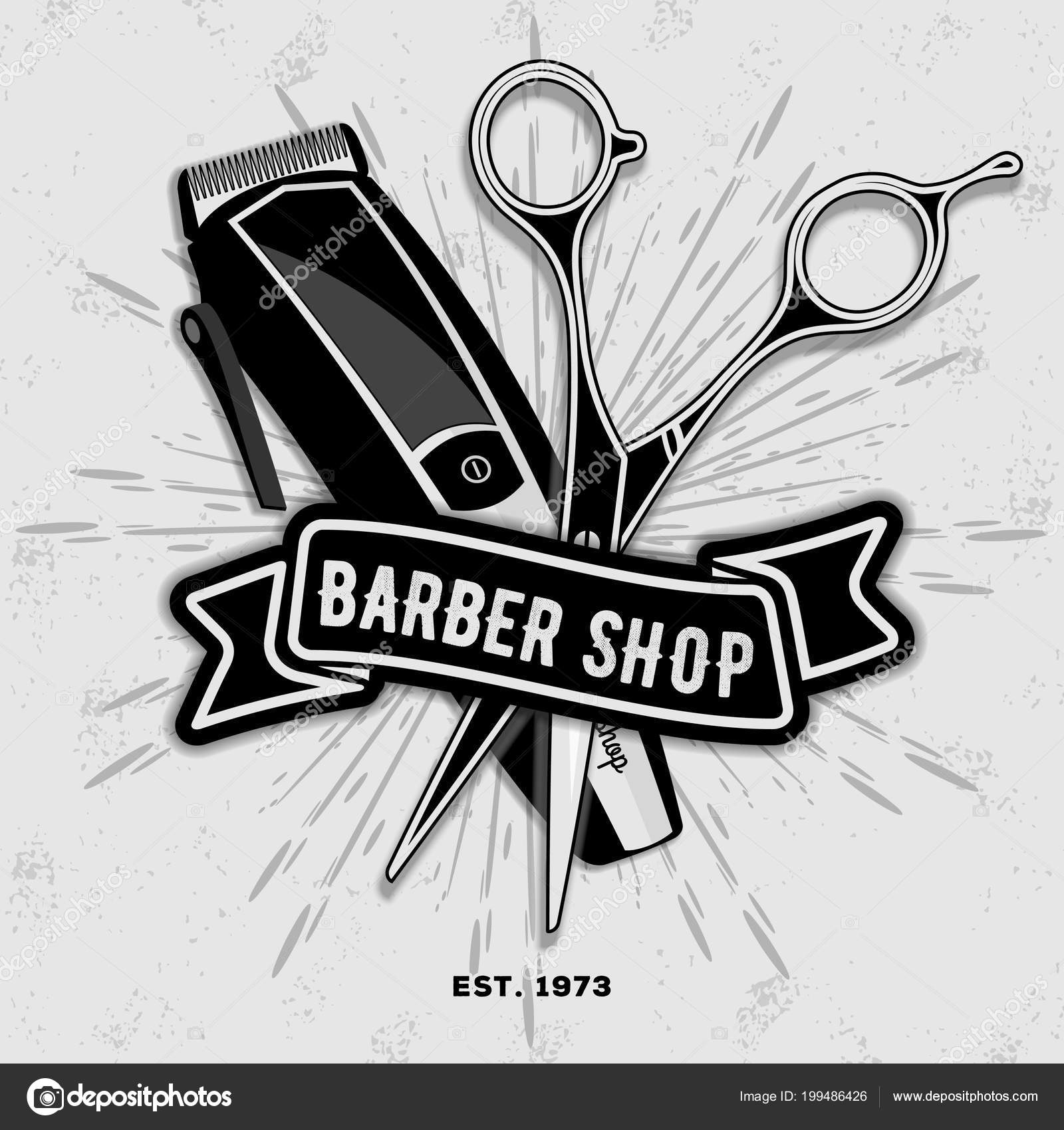 barber scissors and clippers