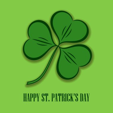 Aziz Patrick günü poster, afiş, etiket veya rozeti