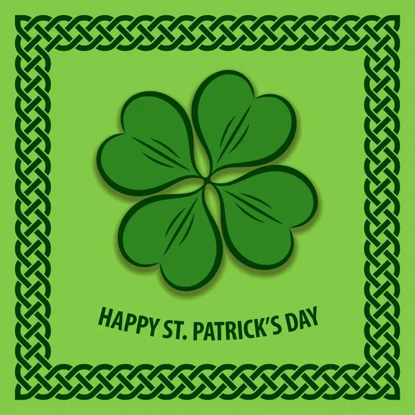 St. Patrick's Day poster, banner or greeting card — Stock Vector