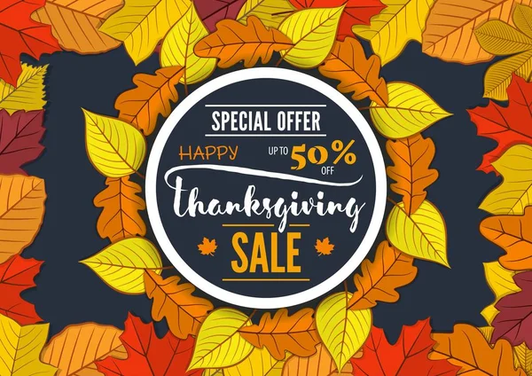 Şükran günü Satış afiş, afiş şablonu 