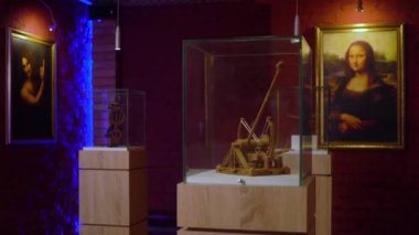 Leonardo Da Vinci'nin bilim ve sanat için adanmış sergi salonu