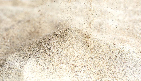 砂をばらまきます マクロ — ストック写真