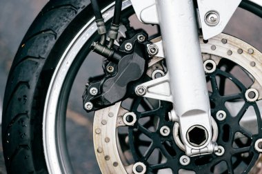 motosiklet ile lots-in krom Ayrıntılar görünümünü kapat