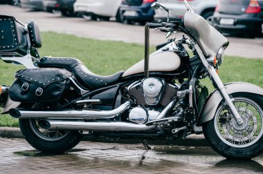 motosiklet ile lots-in krom Ayrıntılar görünümünü kapat