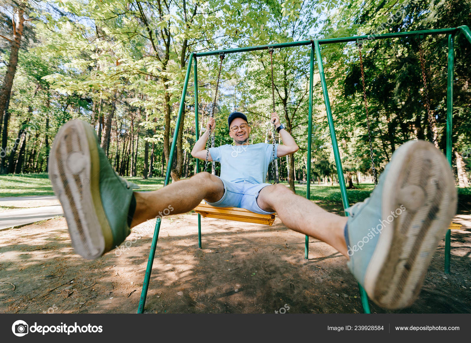 Adult swinging