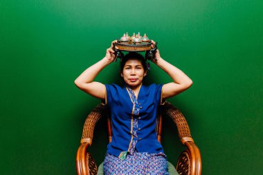 Spa merkezinde üniforma Asya Spa masör