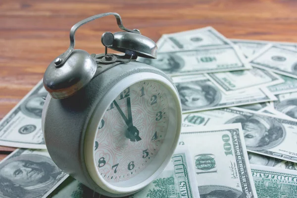 Alarm Clock Money — Stock Photo, Image