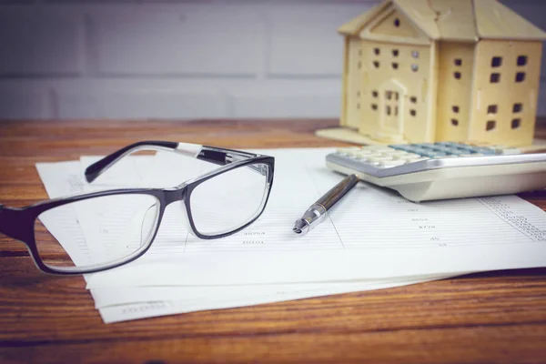Calculation Purchase New Home — Stock Photo, Image