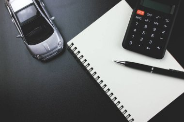 Para ve iş konsept otomobil