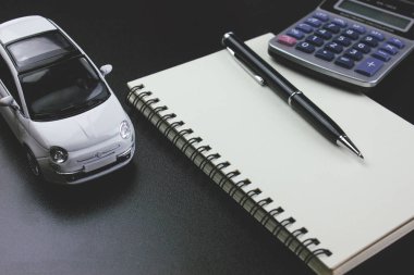 Para ve iş konsept otomobil