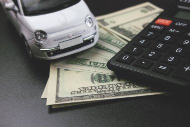 Para ve iş konsept otomobil