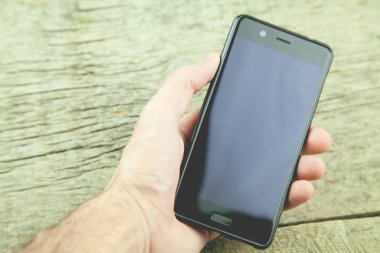 Cep telefonu olan adam. .