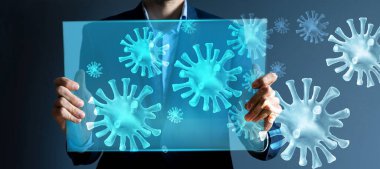 Yeni Coronavirus 2019 konsepti. 