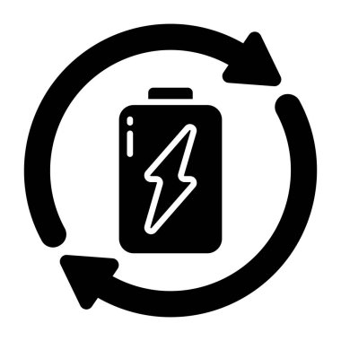 Enerji geri dönüşümünün son moda vektör tasarımı