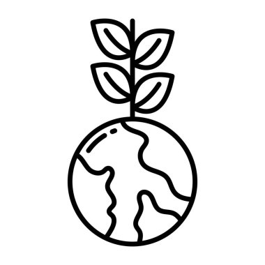 Küresel ekolojinin eşsiz bir tasarım ikonu 
