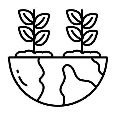 Küresel ekolojinin eşsiz bir tasarım ikonu 