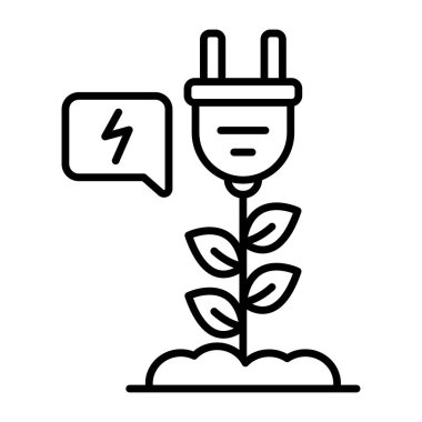 Eşsiz bir eko dolgu tasarımı simgesi