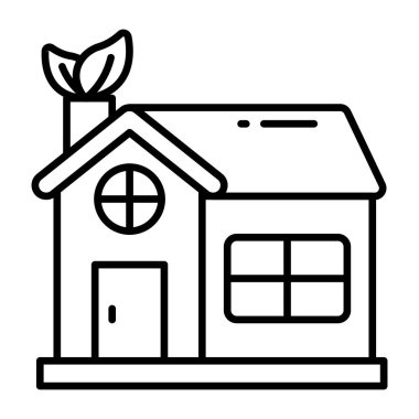 Vector design of eco home