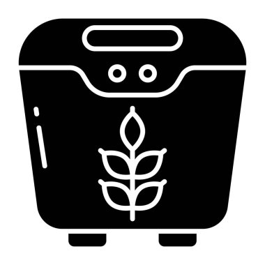 Buğday filtresinin düzenlenebilir tasarım simgesi 