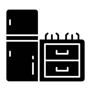 Mutfak aksesuarlarının mükemmel tasarım simgesi 