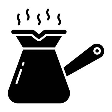 Cezve 'nin modern tasarım simgesi 