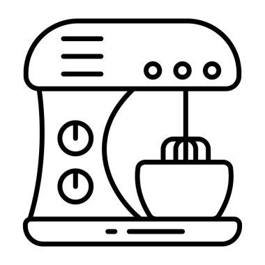 Elektrik çırpıcısının premium indirme simgesi