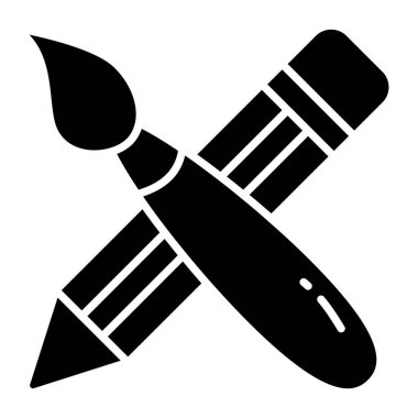 Fırçalı kalem, tasarım araçlarının simgesi