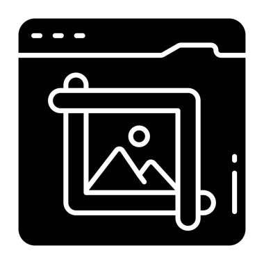      Modern style icon of transformation tool 