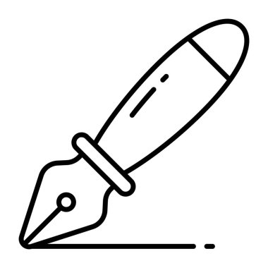 Kalem ucu için mükemmel tasarım simgesi