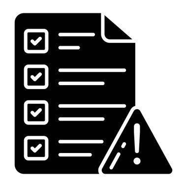 Liste hatasının moda tasarım simgesi 