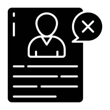 Sohbetsiz modern tasarım simgesi