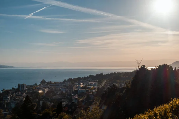 Montreux in evening light