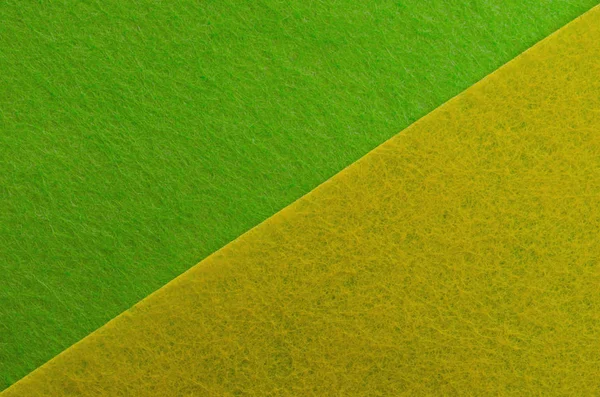 Sfondo astratto giallo-verde. Piatto laici minimalismo geometrico. Schemi biglietto di auguri . — Foto Stock
