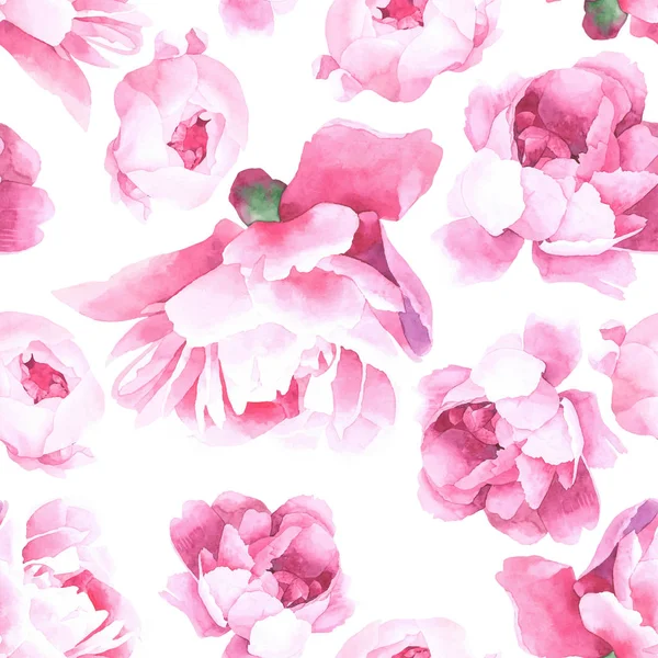 çiçek suluboya seamless modeli