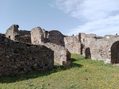 Vezüv Dağı 'nın patlaması sonucu gömülü antik Roma kenti Pompei, Roma İmparatorluğu döneminde günlük hayata dair eşsiz bir bakış sunan UNESCO Dünya Mirası Alanı olarak duruyor..