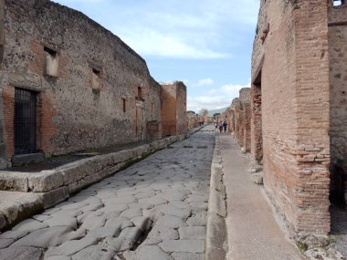 Vezüv Dağı 'nın patlaması sonucu gömülü antik Roma kenti Pompei, Roma İmparatorluğu döneminde günlük hayata dair eşsiz bir bakış sunan UNESCO Dünya Mirası Alanı olarak duruyor..