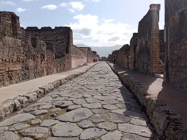 Vezüv Dağı 'nın patlaması sonucu gömülü antik Roma kenti Pompei, Roma İmparatorluğu döneminde günlük hayata dair eşsiz bir bakış sunan UNESCO Dünya Mirası Alanı olarak duruyor..
