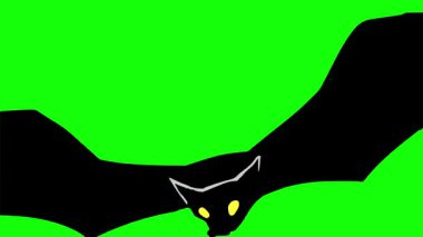 Cadılar Bayramı Geçiş Paketi Yeşil Ekran