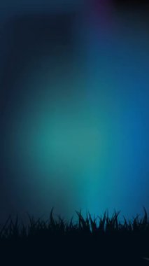 A witch silhouette under the moon with a house