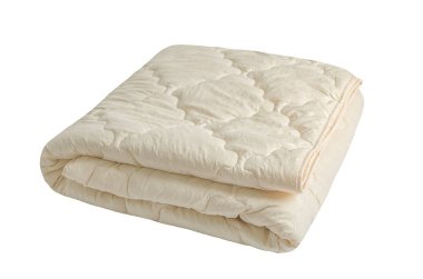 Beyaz arka plan üzerinde izole battaniye