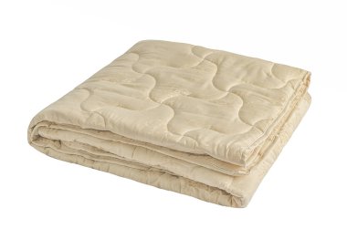 Beyaz arka plan üzerinde izole battaniye