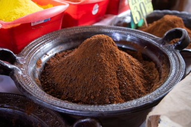 Meksiko 'daki San Juan Market' te taze köstebek çeşitleri satıyor..