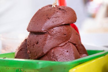 Meksiko 'daki San Juan Market' te taze köstebek çeşitleri satıyor..